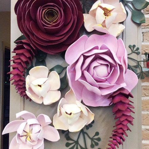 3 Piece Ceramic Flowers Wall Decor Sets (Photo 9 of 20)