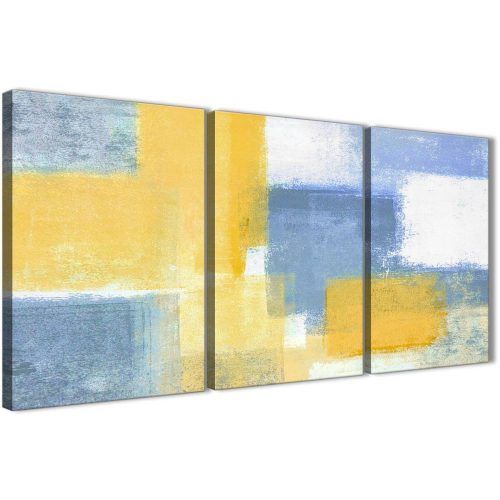 Yellow And Blue Wall Art (Photo 8 of 20)