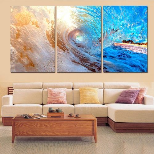 Abstract Wall Art Canvas (Photo 7 of 20)