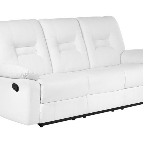 Traditional 3-Seater Faux Leather Sofas (Photo 20 of 20)