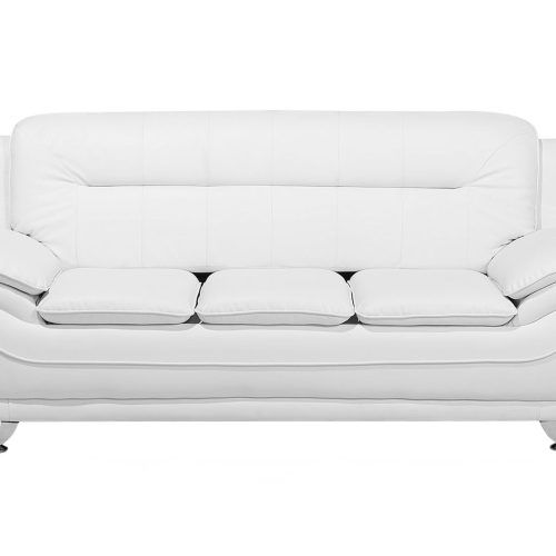 Traditional 3-Seater Faux Leather Sofas (Photo 13 of 20)