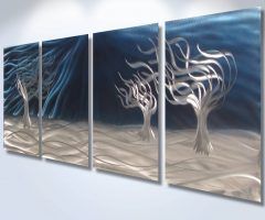 The 20 Best Collection of Blue and Silver Wall Art