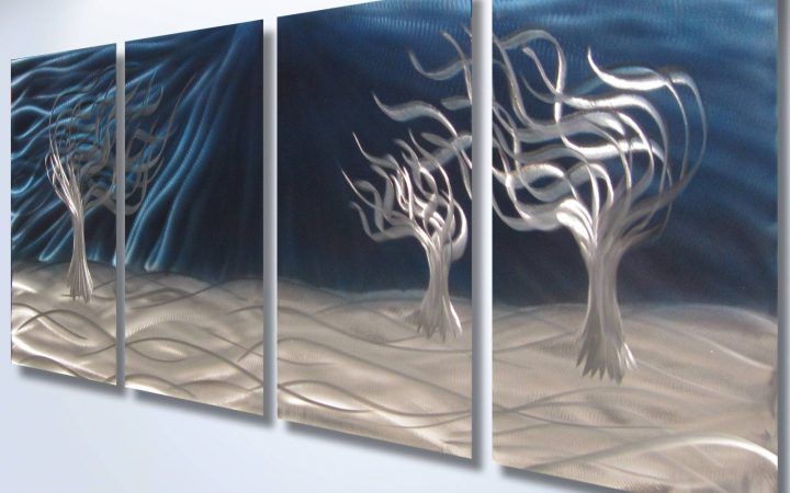 The 20 Best Collection of Blue and Silver Wall Art
