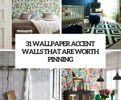 Top 15 of Wallpaper Wall Accents