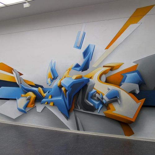 Abstract Graffiti Wall Art (Photo 13 of 20)