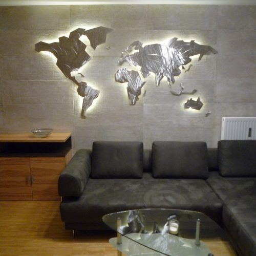 Wall Art Map Of World (Photo 14 of 20)