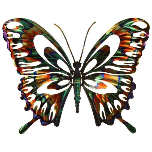 Large Metal Butterfly Wall Art (Photo 5 of 25)