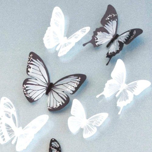 3D Removable Butterfly Wall Art Stickers (Photo 10 of 20)