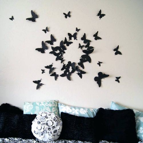 White 3D Butterfly Wall Art (Photo 13 of 20)