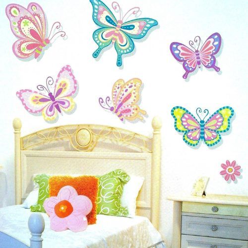 White 3D Butterfly Wall Art (Photo 14 of 20)
