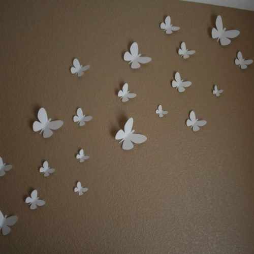 3D Butterfly Wall Art (Photo 10 of 20)