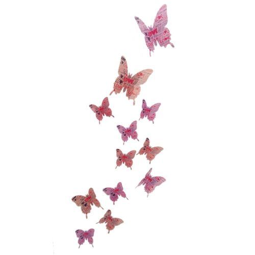 Diy 3D Butterfly Wall Art (Photo 10 of 20)