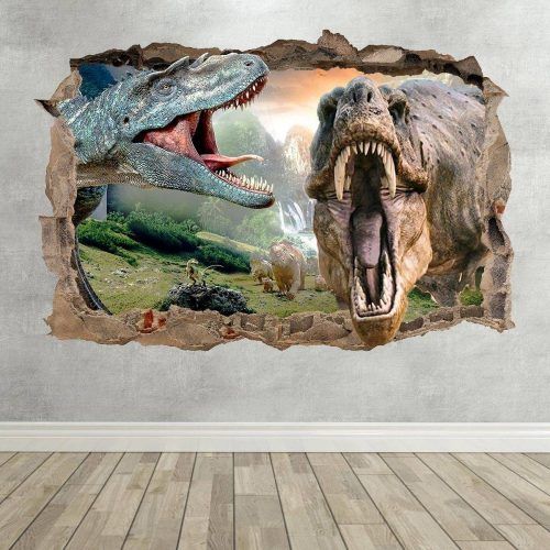Dinosaurs 3D Wall Art (Photo 4 of 20)