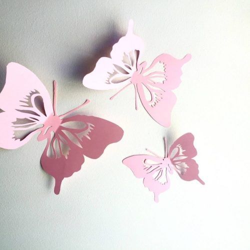 Butterflies 3D Wall Art (Photo 14 of 20)