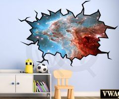 20 Best Collection of Space 3d Vinyl Wall Art