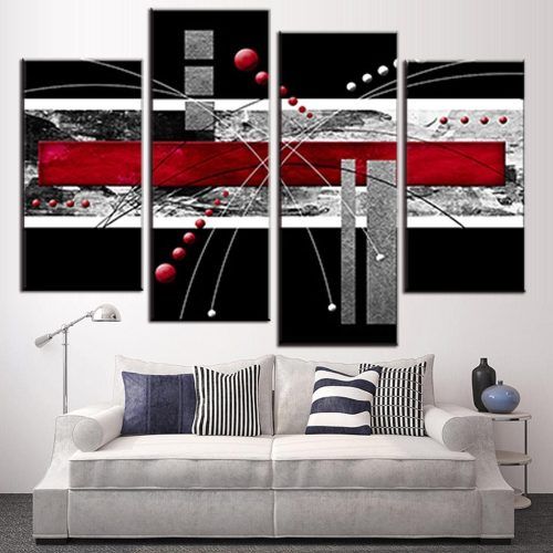 Red And Black Canvas Wall Art (Photo 18 of 20)