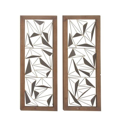 4 Piece Metal Wall Plaque Decor Sets (Photo 18 of 20)
