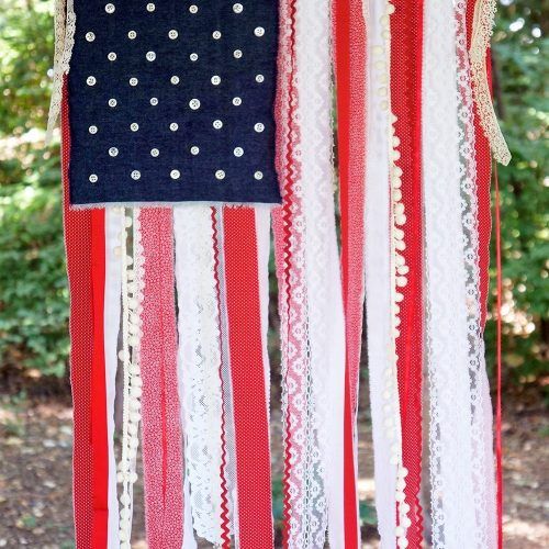 American Flag Fabric Wall Art (Photo 6 of 15)