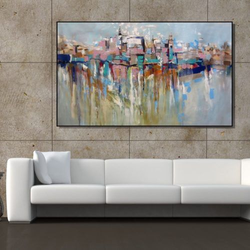 Large Framed Abstract Wall Art (Photo 9 of 20)