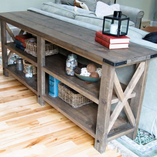 Reclaimed Wood Console Tables (Photo 19 of 20)