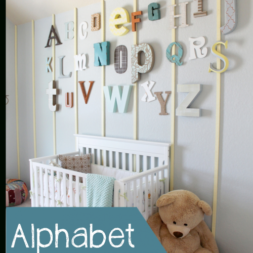 Alphabet Wall Art (Photo 8 of 20)