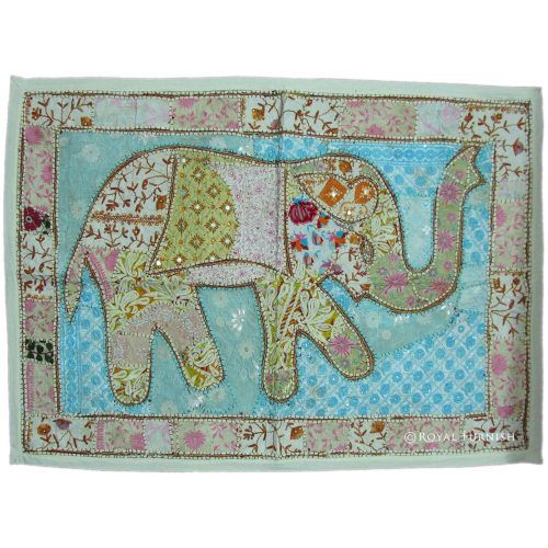 Indian Fabric Art Wall Hangings (Photo 10 of 15)