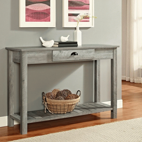 Gray Wash Console Tables (Photo 7 of 20)