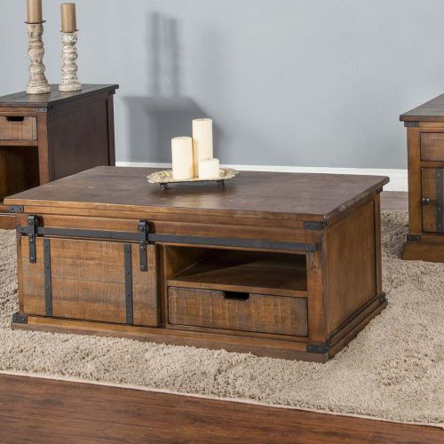 Coffee Tables With Sliding Barn Doors (Photo 12 of 20)