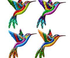 20 Best 3d Metal Colorful Birds Sculptures