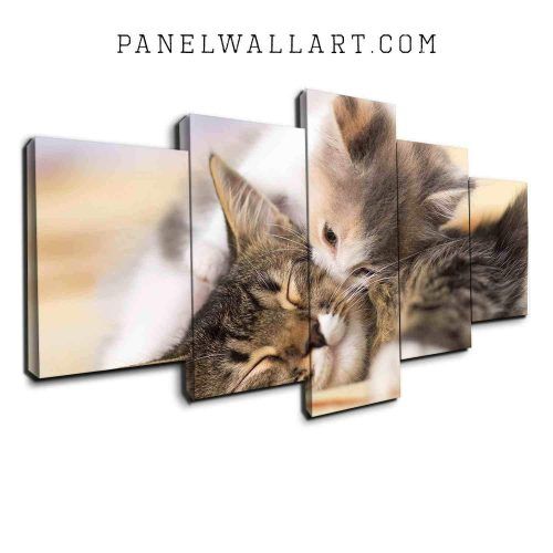 Cat Canvas Wall Art (Photo 2 of 20)