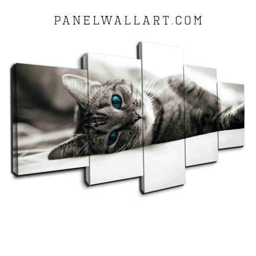 Cat Canvas Wall Art (Photo 6 of 20)