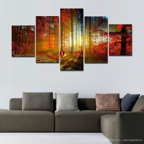 Five Piece Canvas Wall Art (Photo 3 of 20)