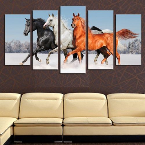 Horses Canvas Wall Art (Photo 14 of 15)