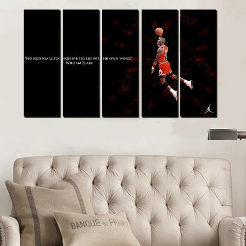 Michael Jordan Canvas Wall Art (Photo 2 of 15)
