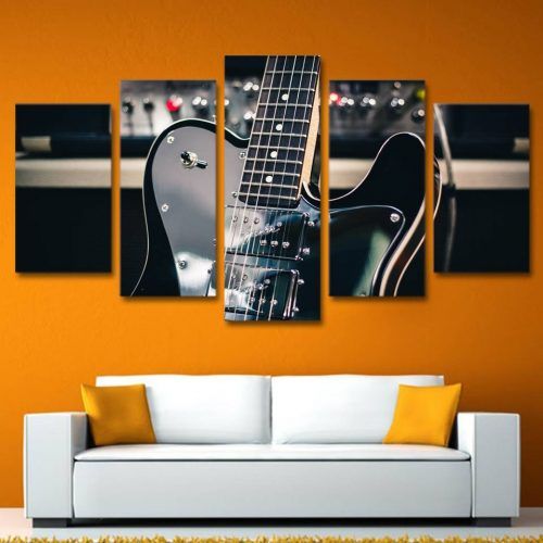 Guitar Canvas Wall Art (Photo 13 of 20)