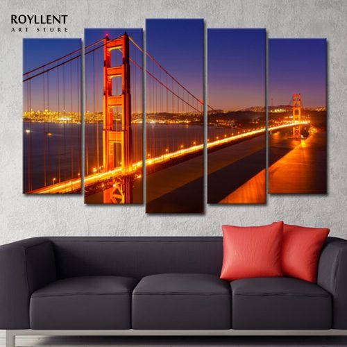 Golden Gate Bridge Canvas Wall Art (Photo 4 of 15)