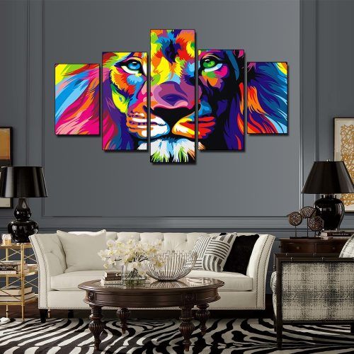 Lion King Canvas Wall Art (Photo 12 of 15)