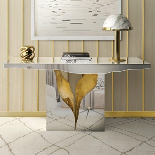 Square Modern Console Tables (Photo 13 of 20)