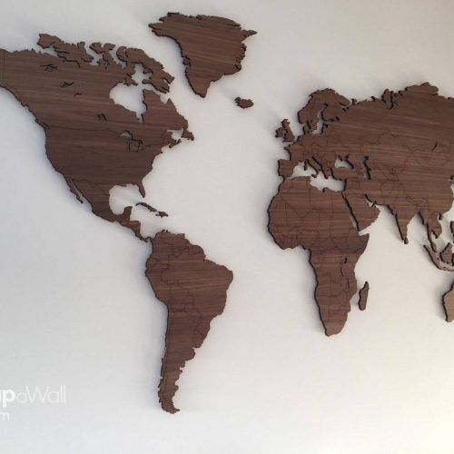 World Map Wood Wall Art (Photo 17 of 20)