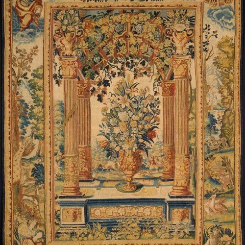 Blended Fabric Verdure Au Chateau Ii European Tapestries (Photo 15 of 20)