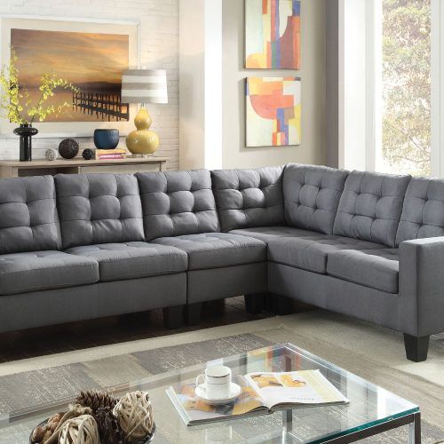 Gray Linen Sofas (Photo 2 of 20)