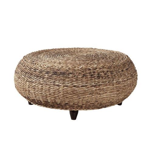 Traditional Hand Woven Pouf Ottomans (Photo 7 of 20)