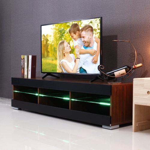 Tv Stands With Led Lights & Power Outlet (Photo 18 of 20)