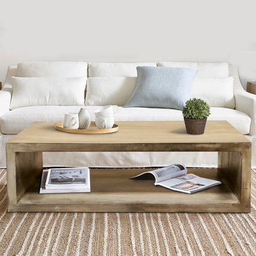 Coffee Tables With Open Storage Shelves (Photo 17 of 20)