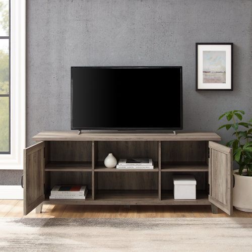 Tv Stands With 2 Doors And 2 Open Shelves (Photo 11 of 20)