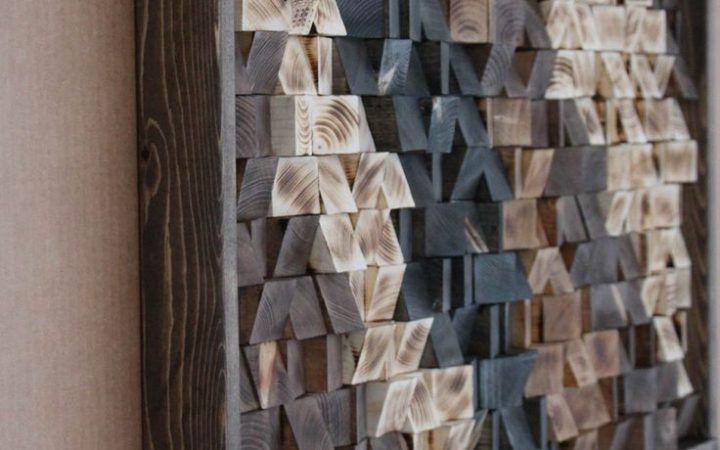 20 Best Ideas Metallic Rugged Wooden Wall Art