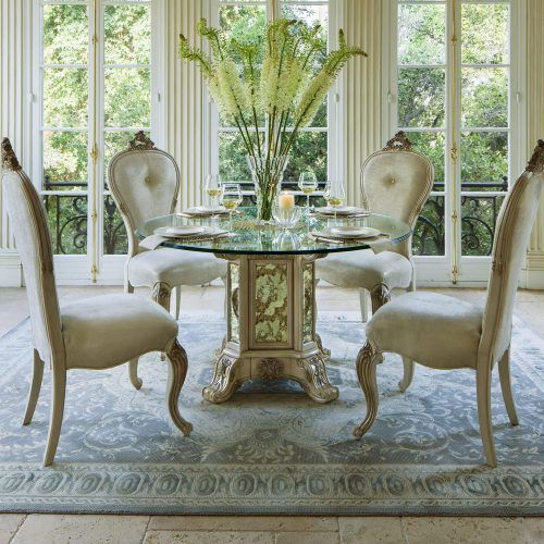 2-Piece Round Console Tables Set (Photo 7 of 20)