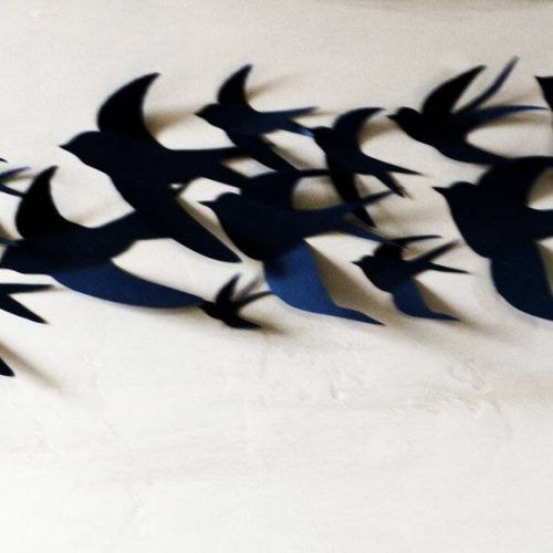 White Birds 3D Wall Art (Photo 4 of 20)