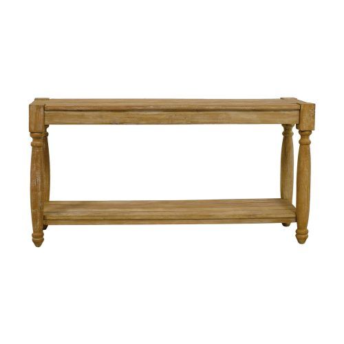 Natural Wood Console Tables (Photo 20 of 20)
