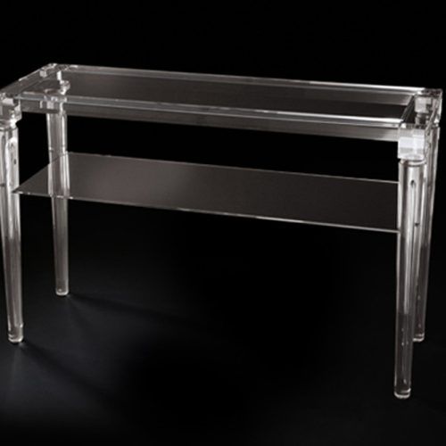 Clear Console Tables (Photo 14 of 20)